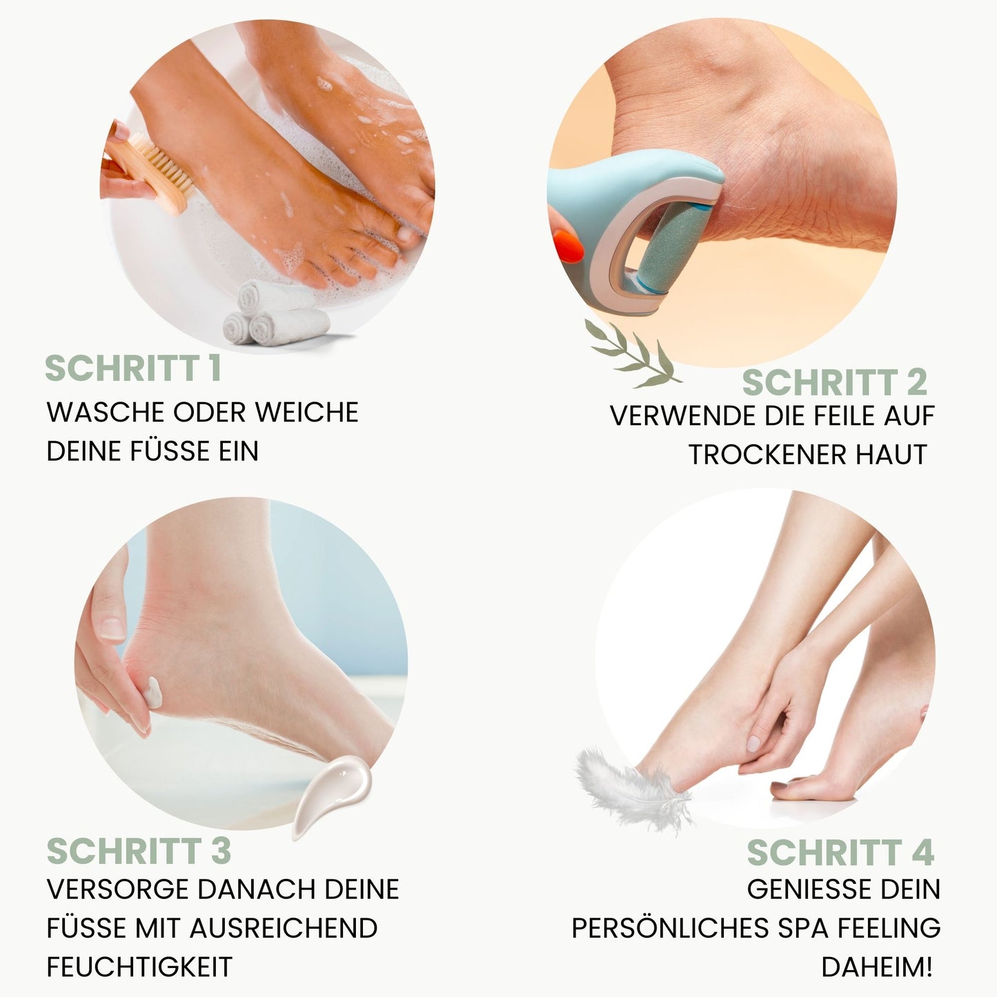 SilkyFeet One - Elektrischer Fußschleifer Pro