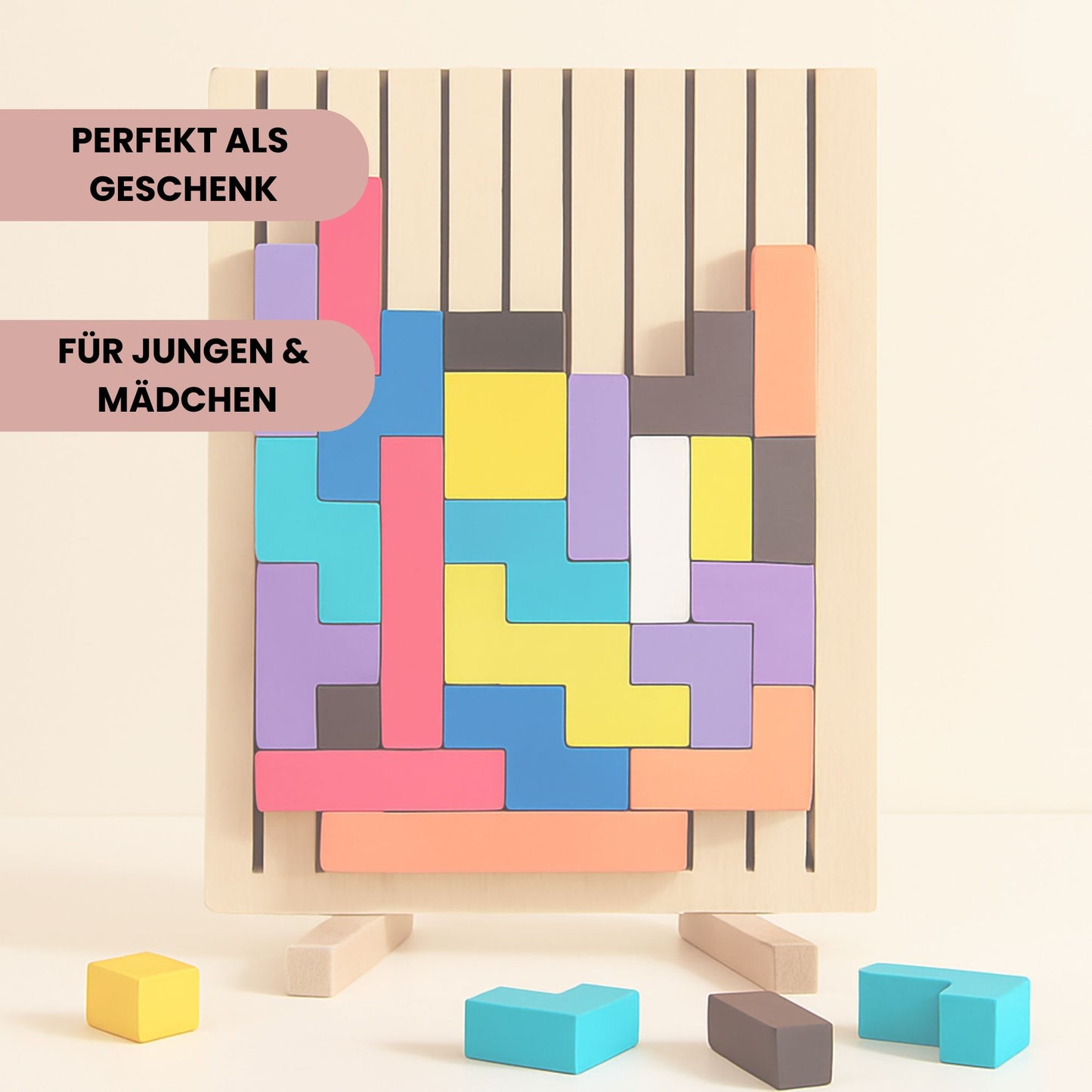 StackSmart - Pädagogisches Montessori Stapelspiel
