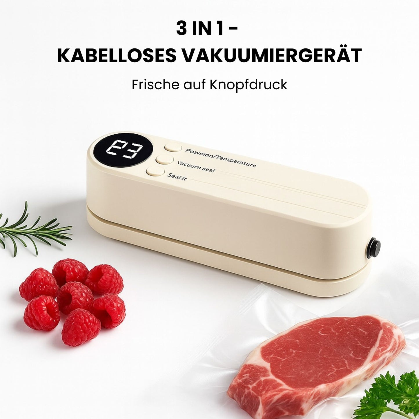 Seal Pro Max - Für Fleisch, Gemüse & Snacks