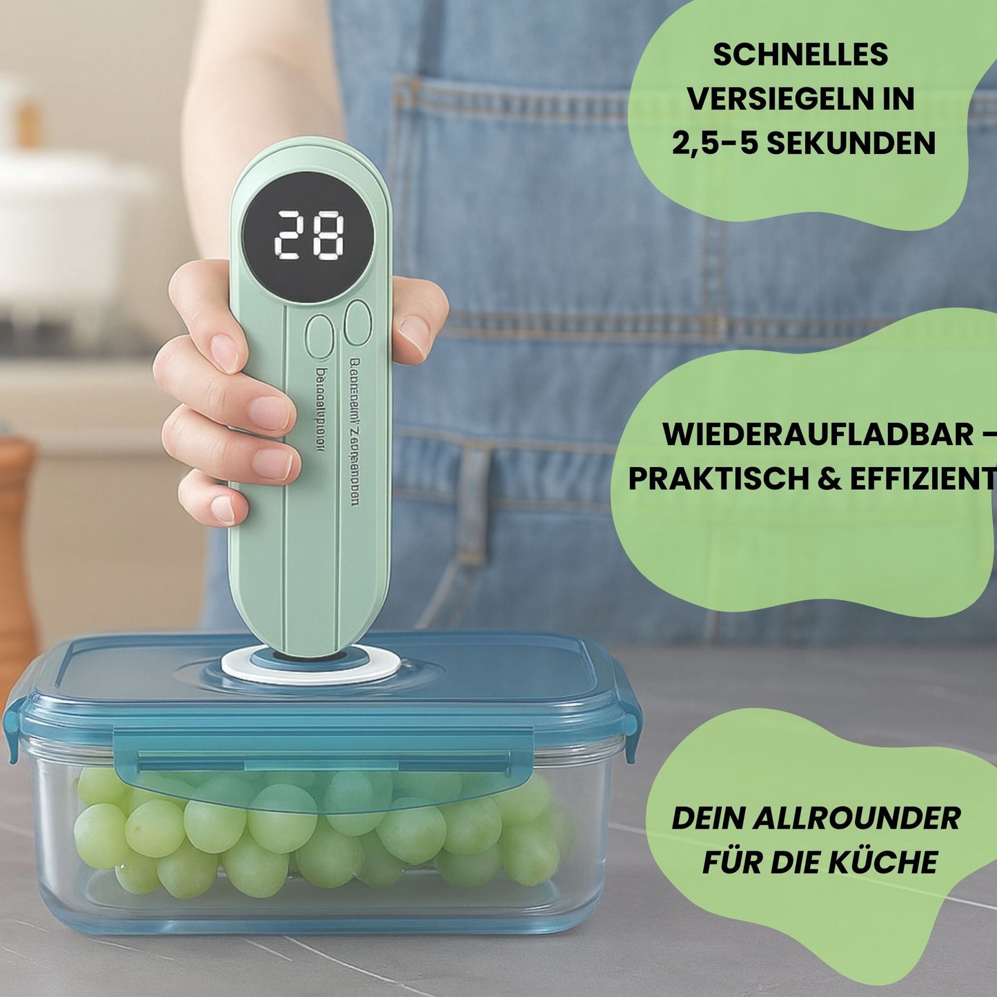 Seal Pro Max - Für Fleisch, Gemüse & Snacks