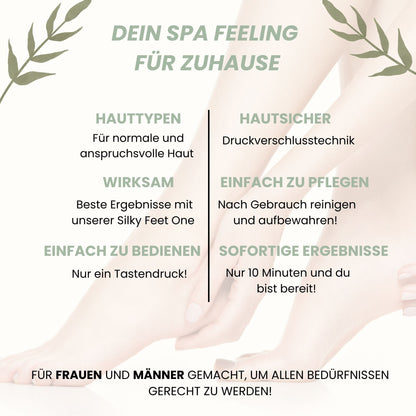 SilkyFeet One - Elektrischer Fußschleifer Pro